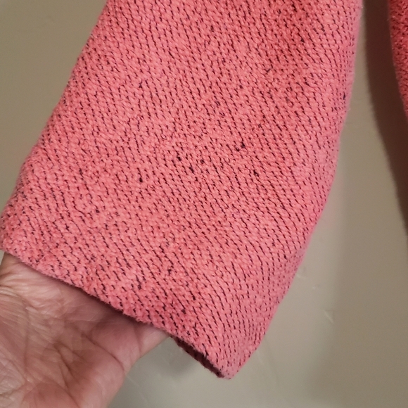 Soft Surroundings Top Womens PXL Coral Pink Oversized Boxy Lagenlook Tunic - Picture 8 of 11